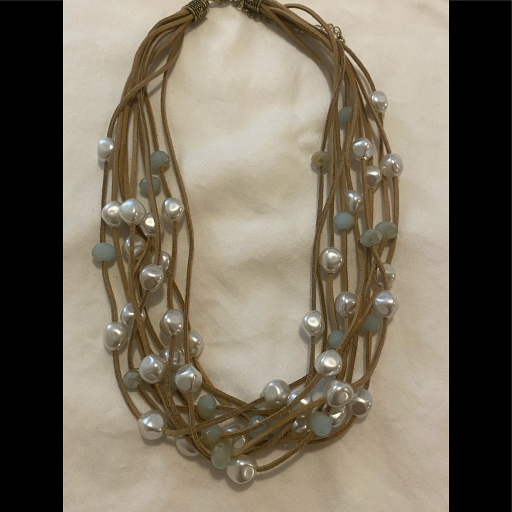 Brighton Layered Pearl String Necklace